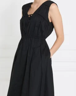 Gallery Frieda Shirred Midi Dress