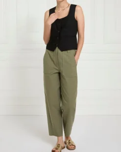 Gallery Lyocell Blend Utility Trousers