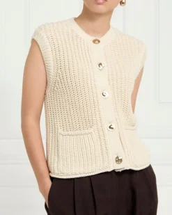 Gallery Short Sleeve Button Cardigan
