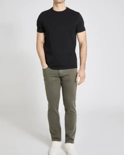 Garment Dyed Five Pocket Stretch Trousers