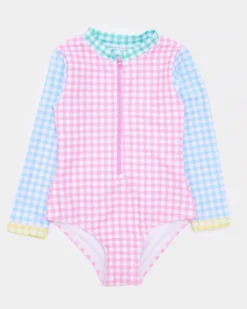 Gingham Swimsuit (6 Months-6 Years)