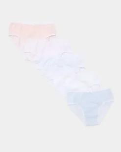 Girls Briefs - Pack Of 5 (2-14 Years)
