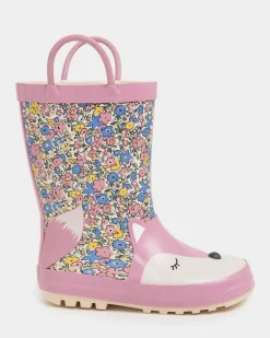 Girls 3D Wellies (Size 4 Infant-2)
