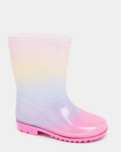 Girls' PVC Wellie (Size 4 Infant-2)