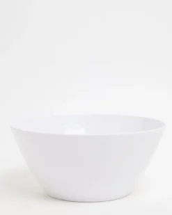 Hammered White Serving Bowl