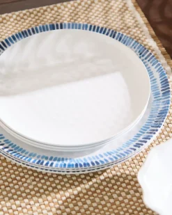 Hammered White Side Plate