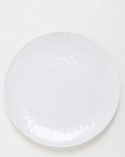 Hammered White Side Plate