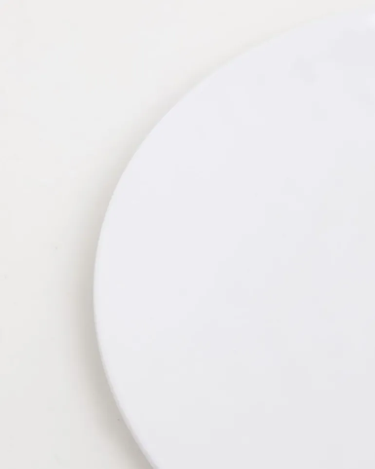 Hammered White Side Plate