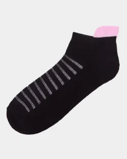 Heel Guard Cotton Trainer Socks - Pack Of 5