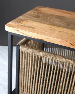 Helen James Considered Bench With Baskets