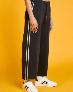 Helen Steele Black Modal Crop Soft Touch Trousers