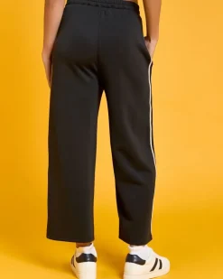 Helen Steele Black Modal Crop Soft Touch Trousers