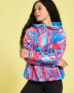 Helen Steele Printed Hooded Microfleece
