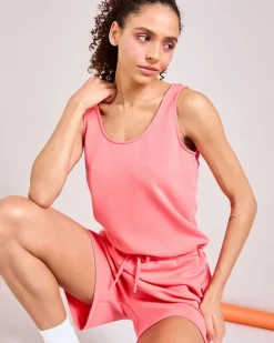 Helen Steele Soft Touch Modal Coral Playsuit