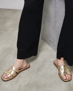 H-Front Slider Sandals