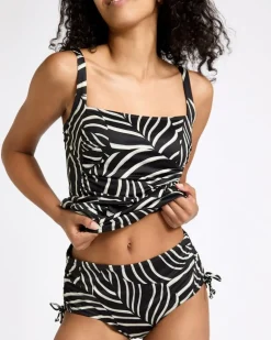 High Leg High Waist Tie Bikini Brief