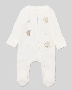 Honey Bear Two-Way-Zip Sleepsuit (Newborn-12 Months)