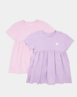 Jersey Dress - Pack Of 2 (6 Months-5 Years)