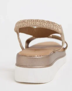 Jewelled Low Wedge