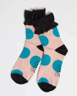 Joanne Hynes Frilled Polka Play Sock