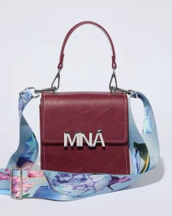 Joanne Hynes The 'Mná' Classic Bag In Oxblood Faux Leather