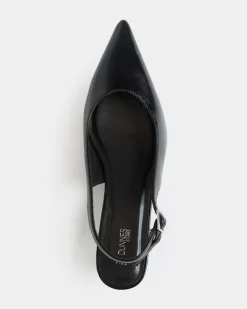 Kitten Heel Slingback Shoes