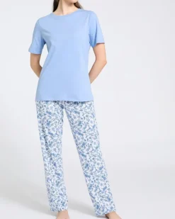 Knit Straight Leg Pyjama Set