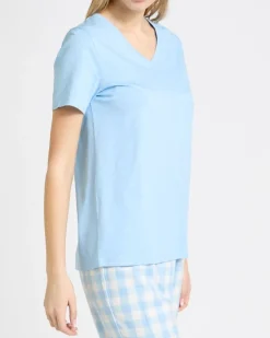 Knit Woven Pyjama Set