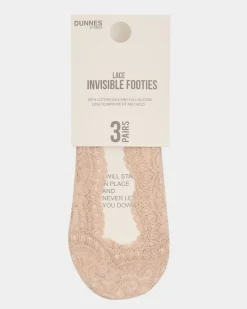 Lace Footies - Pack Of 3