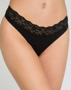 Lace Top Thongs - Pack Of 5