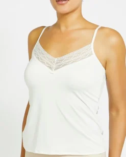 Lace Trim Vest Top
