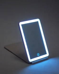 LED Light Up Folding Travel Mirror