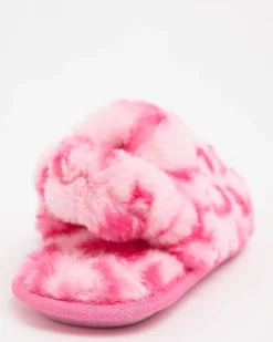 Leopard Fur Slider (Size 8-5)