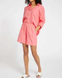 Linen Blend Shorts