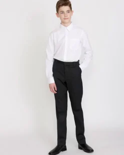 Longer Leg Stretch Slim Leg Trousers (9-17 Years)