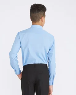 Long-Sleeved Non Iron Shirt - Pack of 3 - (4-16 Years)