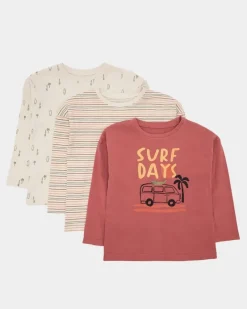 Long-Sleeved Tops - Pack Of 3