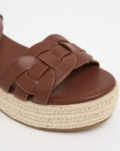 Looped Band Platform Sandals