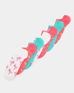 Low Rise Invisible Trainer Socks - Pack Of 7