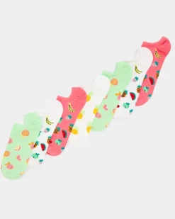 Low Rise Invisible Trainer Socks - Pack Of 7