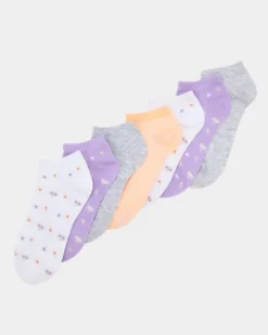 Low Rise Invisible Trainer Socks - Pack Of 7