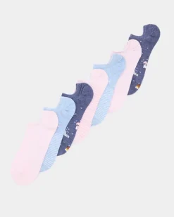 Low Rise Invisible Trainer Socks - Pack Of 7