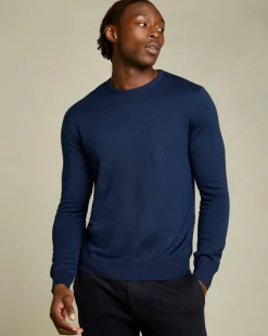 Merino Blend Crew Neck Jumper