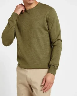 Merino Blend Crew Neck Jumper