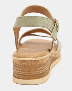 Multi Strap Wedge Sandal