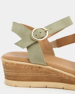 Multi Strap Wedge Sandal