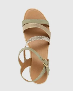 Multi Strap Wedge Sandal