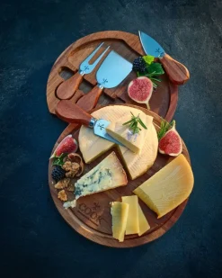 Neven Maguire Round Cheese Board Knife Set