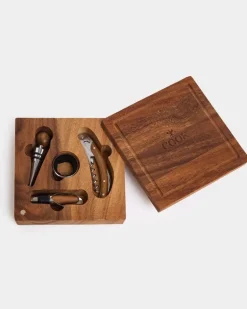 Neven Maguire Wooden Wine Set