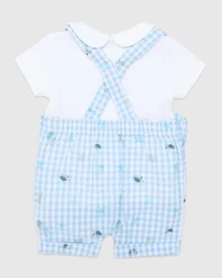 Ocean Dungaree (Newborn-12 Months)